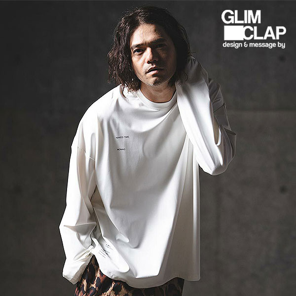 2026 春夏 1st 先行予約 2月中旬～下旬入荷予定 グリムクラップ Tシャツ GLIMCLAP Airy Smooth Fabric Long Sleeve T-Shirt メンズ 送料無料 キャンセル不可｜CRESCENT LOTUS