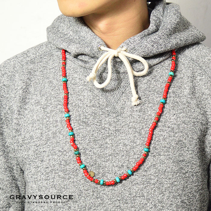 【楽天市場】グレイビーソース GRAVYSOURCE BEADS NECKLACE【メンズ アクセサリー ネックレス】【送料無料】ストリート