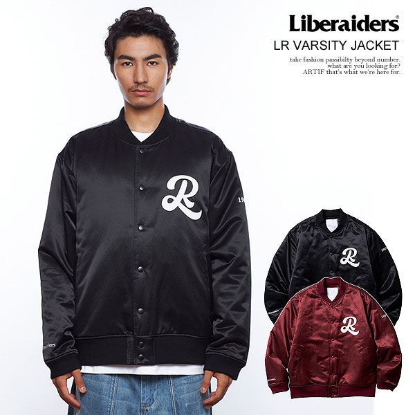 40％OFF SALE セール リベレイダース ジャケット Liberaiders LR VARSITY JACKET メンズ スタジャン バーシティジャケット 送料無料 ストリート
