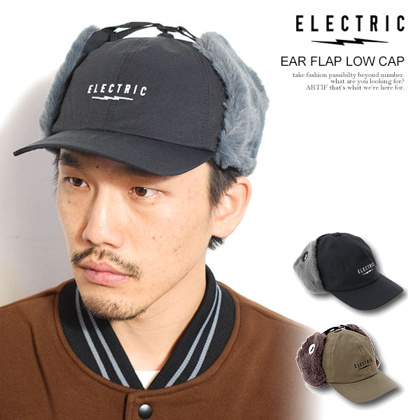 エレクトリック キャップ ELECTRIC EAR FLAP LOW CAP メンズ ローキャップ イヤーフラップ アウトドア レジャー 送料無料 ストリート