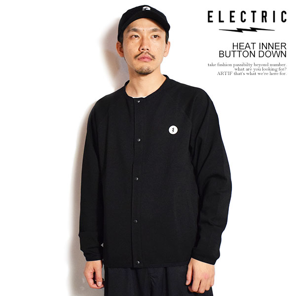 エレクトリック ジャケット ELECTRIC HEAT INNER BUTTON DOWN メンズ ノーカラー ゴルフウェア アウトドア レジャー 送料無料 ストリート