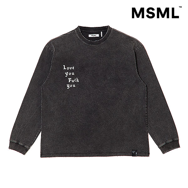 2026 春夏 メーカー取り寄せ対応 エムエスエムエル Tシャツ MSML POWER TO THE PEOPLE LONG SLEEVE T SHIRT 送料無料 キャンセル不可
