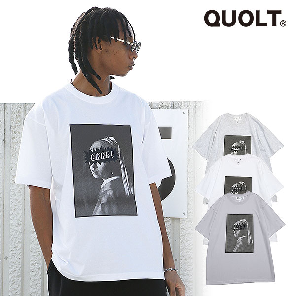 2026 夏 先行予約 4月上旬～中旬入荷予定 クオルト Tシャツ QUOLT GRRR TEE (S～Lサイズ) メンズ 送料無料 キャンセル不可