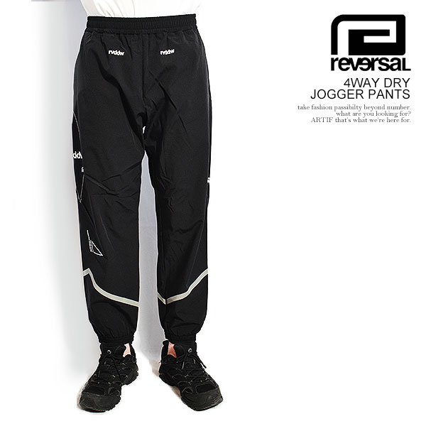 リバーサル パンツ reversal 4WAY DRY JOGGER PANTS メンズ ジョガーパンツ 4wayストレッチ ナイロンパンツ 送料無料 ストリート|CRESCENT LOTUS