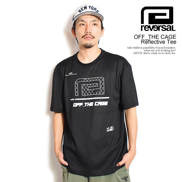 リバーサル Tシャツ reversal × OFF_THE GAME OFF_THE CAGE Reflective Tee メンズ 半袖 リフレクター オフザケージ rvddw 送料無料 ストリート