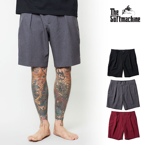 50％OFF SALE セール ソフトマシーン ショートパンツ SOFTMACHINE F.O.B SHORTS(SLACKS SHORTS) メンズ｜CRESCENT LOTUS