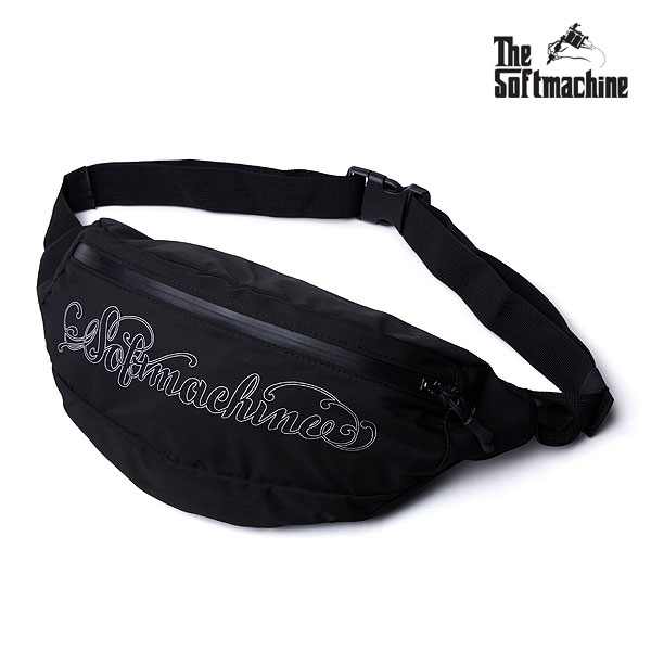 2026 夏 先行予約 6月～7月入荷予定 ソフトマシーン ウエストバッグ SOFTMACHINE MIDNIGHT WEST BAG (REFLECTOR PRINT WEST BAG) メンズ 送料無料 キャンセル不可