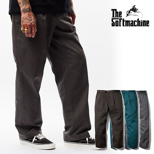 2025 秋冬 先行予約 9月~10月入荷予定 ソフトマシーン パンツ SOFTMACHINE EDWARD PANTS(WORK PANTS) メンズ 送料無料 キャンセル不可