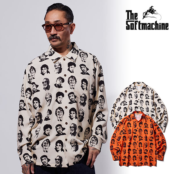 【完売品】SOFTMACHINE GHOST LAND SHIRTS S/S SOFT MACHINE/ソフトマシーン】GHOST LAND SHIRTS S/S【レーヨン