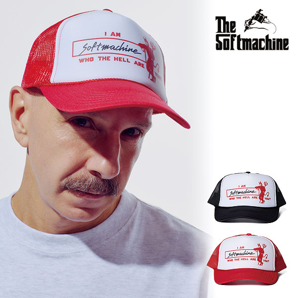 2026 春夏 先行予約 4月～5月入荷予定 ソフトマシーン キャップ SOFTMACHINE INTRODUCTION CAP (MESH CAP) メンズ 送料無料 キャンセル不可
