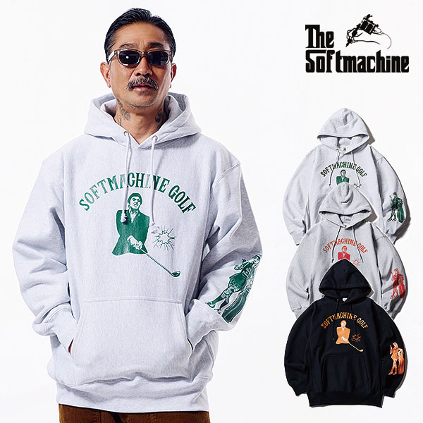 2026 秋冬 先行予約 10月~11月入荷予定 ソフトマシーン パーカー SOFTMACHINE SWING HOODED (SWEAT PARKA) メンズ 送料無料 キャンセル不可|CRESCENT LOTUS