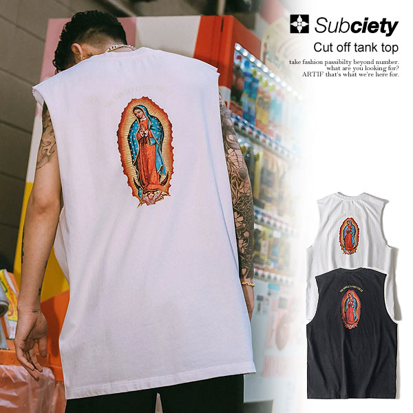 楽天市場】【新品同様】 SUB-AGE. (サベージ) NO SLEEVE TEE1