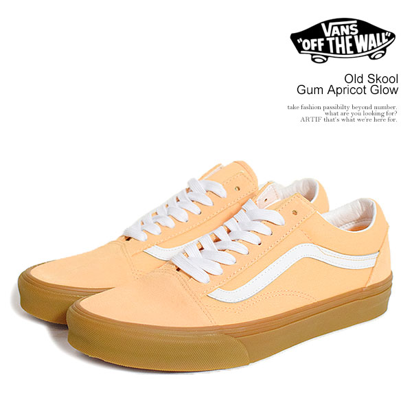 ヴァンズ スニーカー VANS Old Skool Gum Apricot Glow メンズ オールドスクール キャンバス シューズ バンズ 送料無料 ストリート