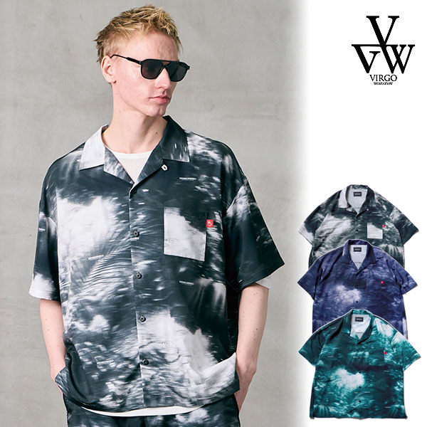2026 春夏 先行予約 5月～6月入荷予定 ヴァルゴウェアワークス シャツ VIRGOwearworks FOREST SIGN ALOHA SHIRTS メンズ 送料無料 キャンセル不可｜CRESCENT LOTUS