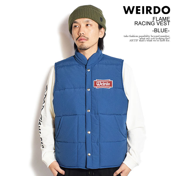 楽天市場】WEIRDO ウィアード / 「FLAME - RACING VEST / BLUE