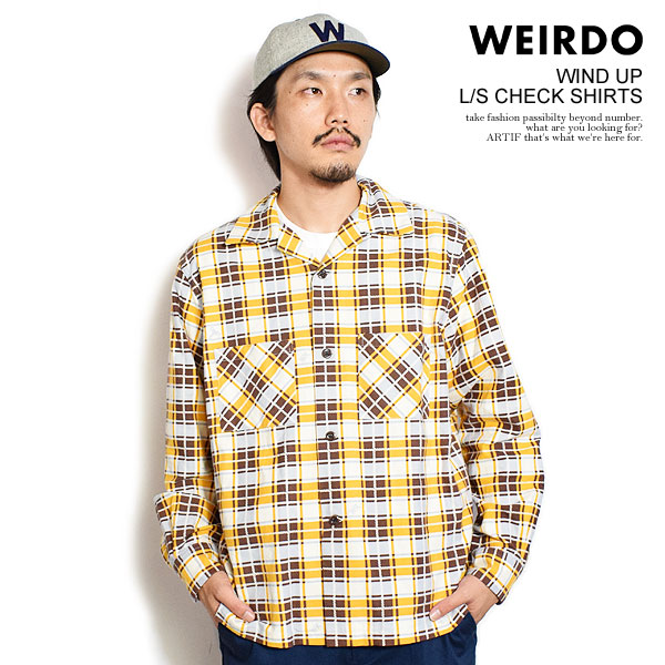 楽天市場】WEIRDO ウィアード / 「FLAME - L/S FLEECE SHIRTS / BLUE