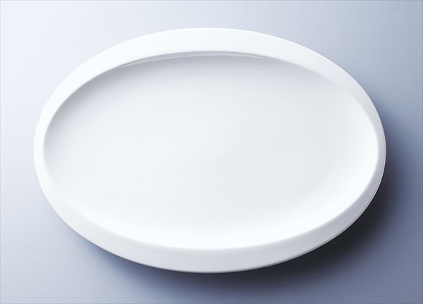 38cmオーバル皿　サイズ：38.6×27.0×H2.7cm 業務用 キッチン用品 厨房用品 食器 居酒屋 おしゃれ食器 創作料理画像