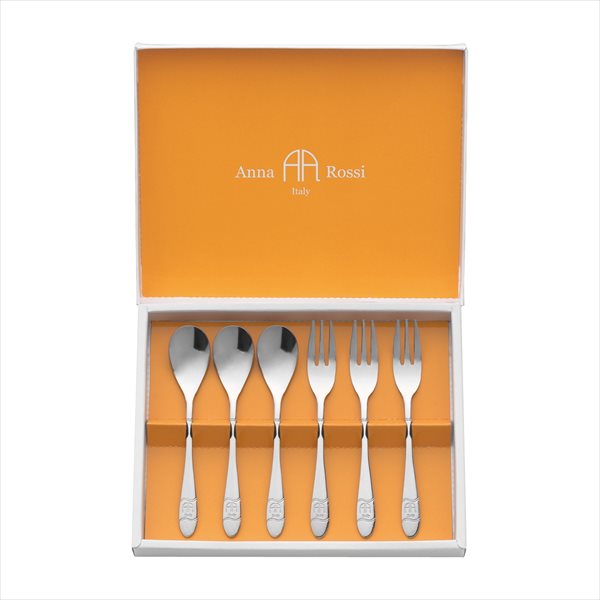 楽天市場】アンナ・ロッシ スプーン＆フォーク6pc(AR-24) キッチン