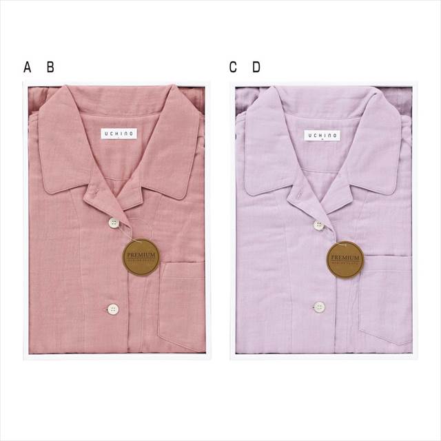 楽天市場】〈UCHINO〉マシュマロガーゼ レディースパジャマ A/ﾋﾟﾝｸL