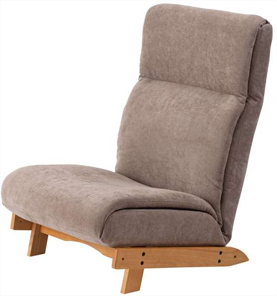 送料無料 ベージュ 組立式 パーソナルリクライニングチェア RKC-202BE フロアチェア インテリア 家具|キッチンの殿堂!チューボーマニア