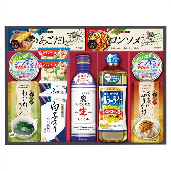 日清オイリオ&調味料ギフト NCH-50 内祝 内祝い お祝 御祝 記念品 出産内祝い プレゼント 快気祝い 粗供養 引出物