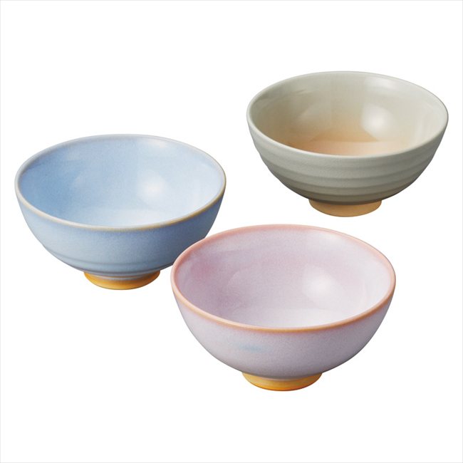 萩焼 お茶碗トリオセット 7552 内祝 内祝い お祝 御祝 記念品 出産内祝い プレゼント 快気祝い 粗供養 引出物