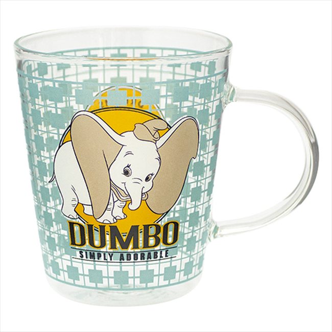 ディズニーキャラクター 耐熱ガラスマグ・レトロ ダンボ 3330-06/5 内祝 内祝い お祝 御祝 記念品 出産内祝い プレゼント 快気祝い 粗供養 引出物画像