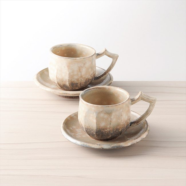 萩焼 〈三戸逸雄作〉 御本手キャフェ器2客  逸雄-10  内祝 内祝い お祝 御祝 祝する品 生み出すこと内祝い 差し上げ物 心地良さお祭り 粗供養 差し上げ物 その他-食器・カトラリー・グラス