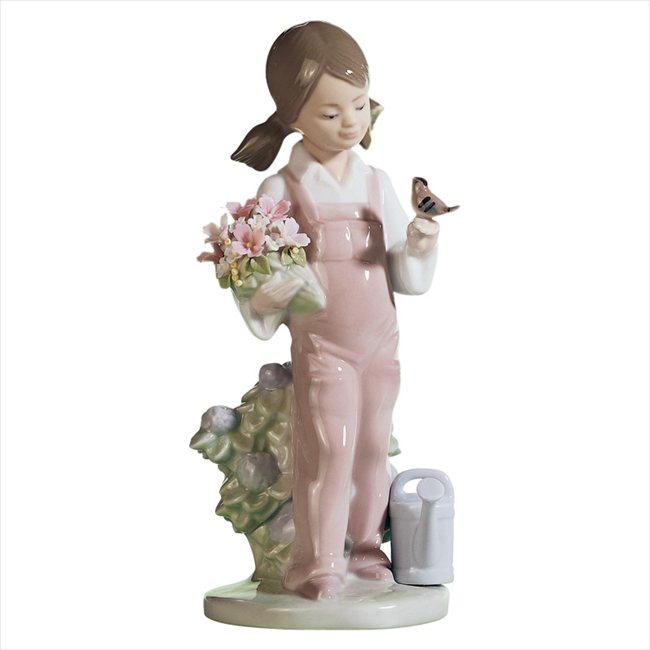 リヤドロ 鳥類と話すお嬢さん  A05217  内祝 内祝い お祝 御祝 祝する品 生み出すこと内祝い 差し上げ物 心地良さ祝賀会 粗供養 差し上げ物
