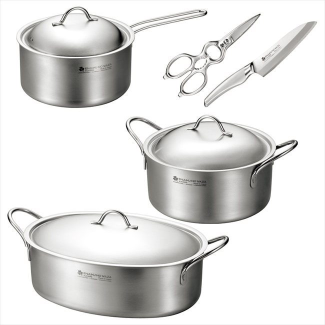 燕熟の技 キッチンツール5点セット　 EJSA-5000 内祝 内祝い お祝 御祝 記念品 出産内祝い プレゼント 快気祝い 粗供養 引出物｜キッチンの殿堂！チューボーマニア