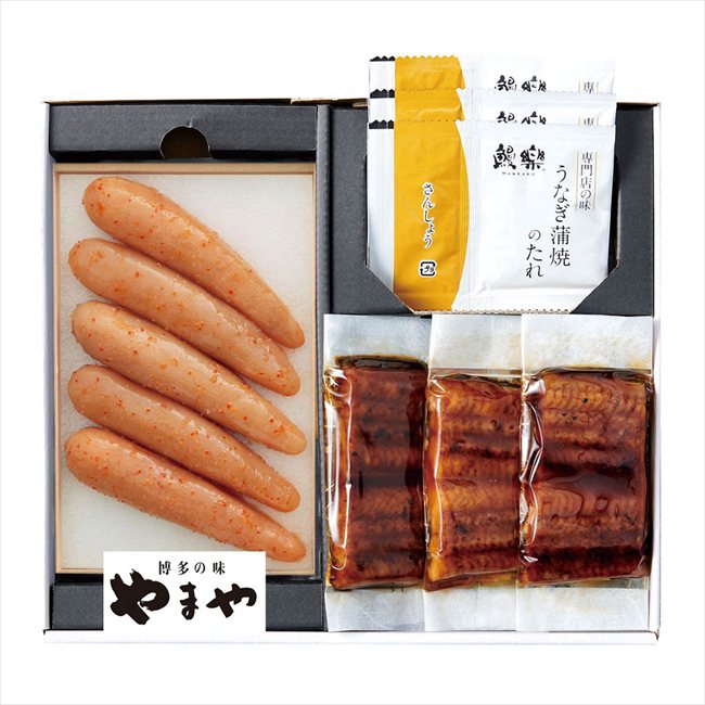 やまや 父の日 明太子・うなぎ詰合わせ 38323 ※お届け日6/19～21※日付指定不可 送料無料 母の日 父の日 ギフト お取り寄せ スイーツ