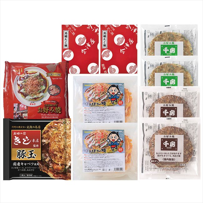 父の日 お好み焼きたこ焼きセット＜10食＞ 6605-100 ※お届け日6/19～21※日付指定不可 送料無料 母の日 父の日 ギフト お取り寄せ スイーツ