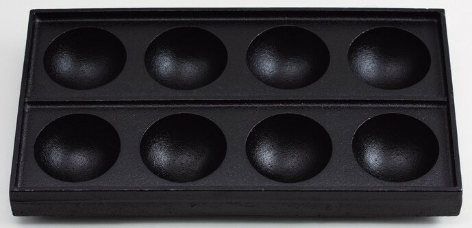 鉄板たこ焼き　特大たこ焼8穴 業務用 キッチン用品 厨房用品 食器 居酒屋 おしゃれ食器 創作料理