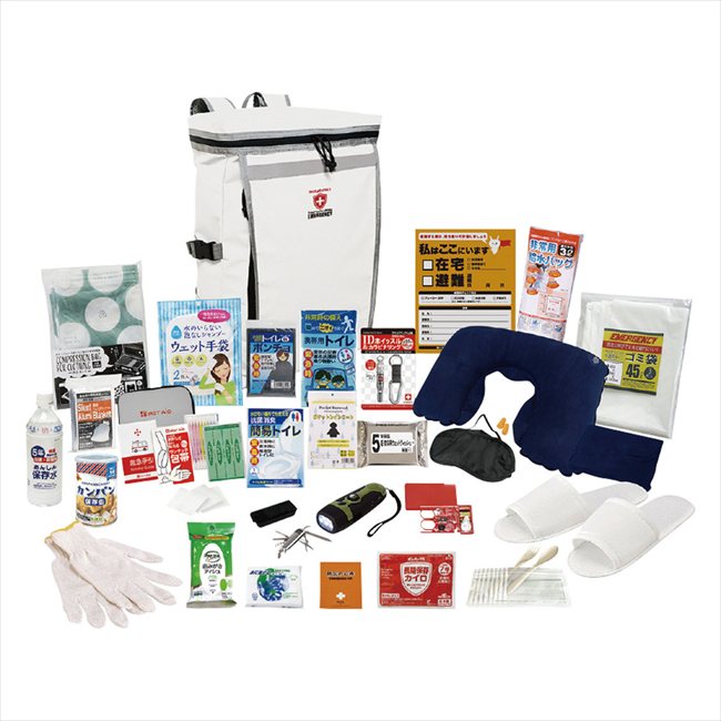 災害対策30点防災セット TU-200 景品 記念品 粗品 ノベルティ 名入れ 御挨拶 ご挨拶