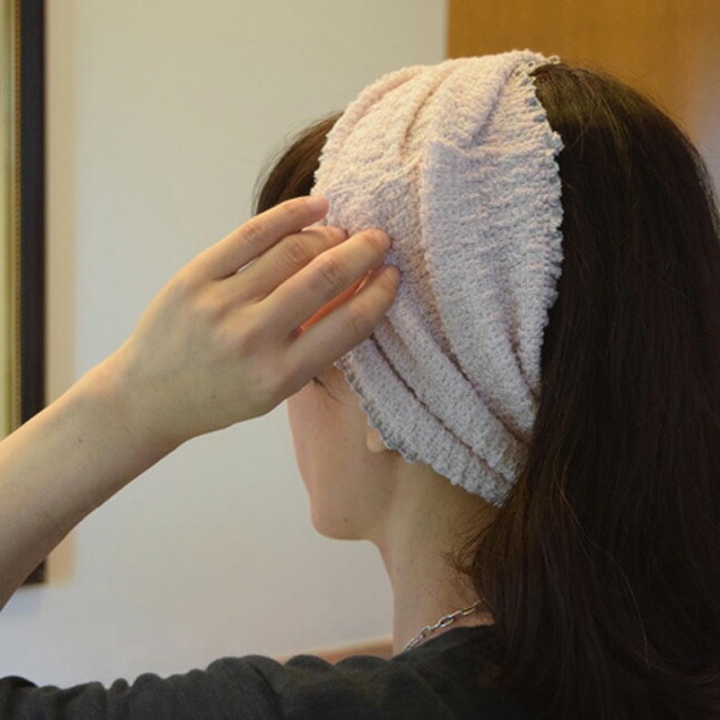 四種顏色可選的 MOKUHAIR 棉質髮帶、睡帽、洗面乳、MOKUHAIR 均碼棉質圍巾、可機洗圍脖和保暖肚巾。日本今治製造。 Kontex 出品。使用 Yu-Packet 免費配送。