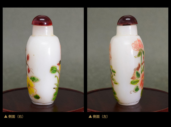 華やかな花鳥の世界鼻煙壺180920鼻煙壷鼻煙壺中国芸術シノワズリーインテリアコレクション嗅ぎたばこ入れアンティーク小物コレクター垂涎