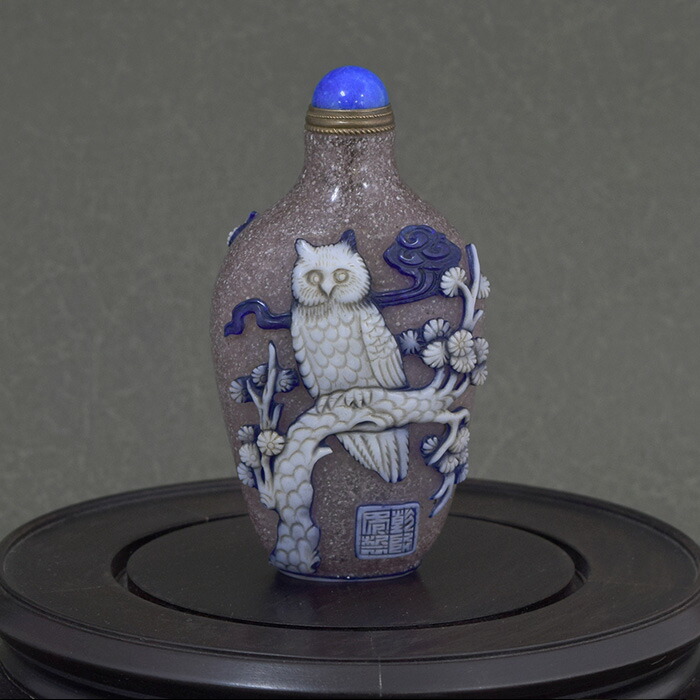 楽天市場】美麗、吉祥「双魚」紋鼻煙壺190105鼻煙壷 鼻煙壺 中国