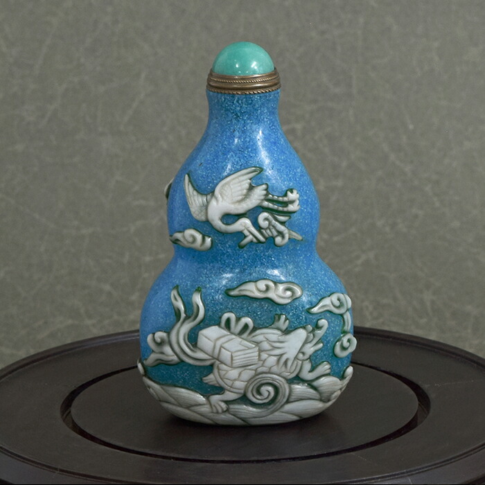 楽天市場】美麗、吉祥「双魚」紋鼻煙壺190105鼻煙壷 鼻煙壺 中国