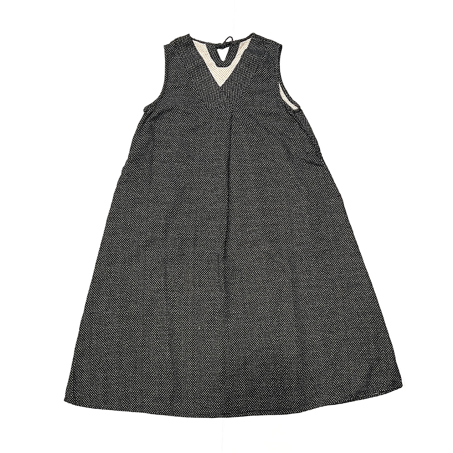 OR SLOW【オアスロウ】 -NO SLEEVE ONE PIECE DRESS (BLACK)