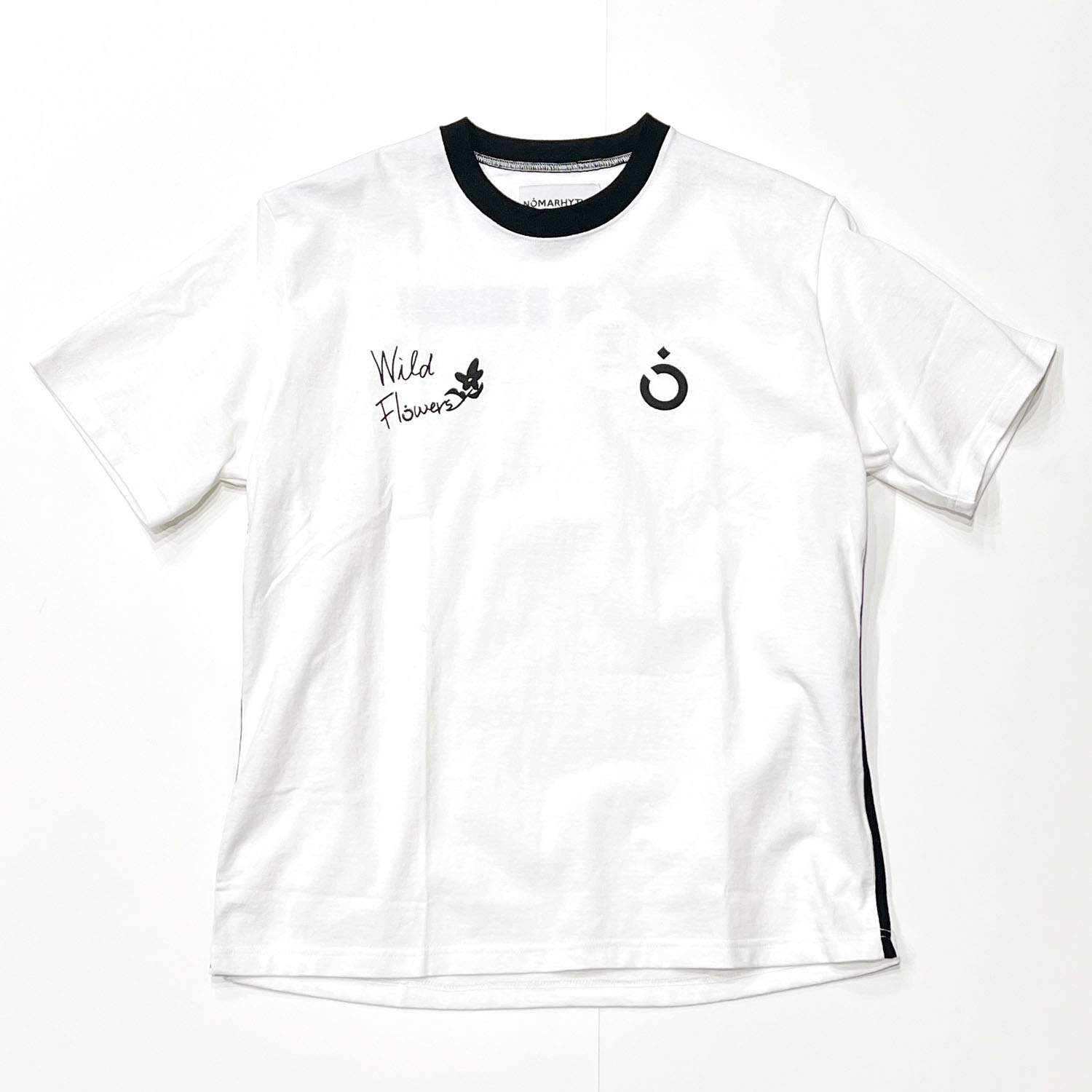 NOMARHYTHM TEXTILE【ノーマリズムテキスタイル】-Logo Tee (White)｜chanto.
