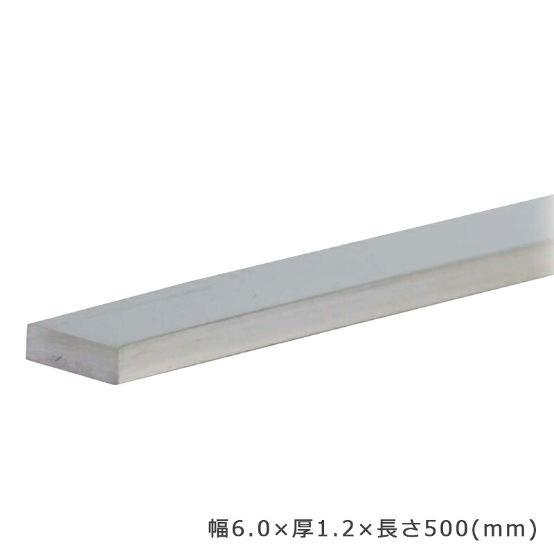 【在庫限り終了】S&F（シーフォース） 950銀平角線 6.0×厚1.2×500mm 直