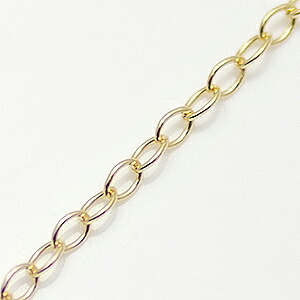 14KGF ネックレスチェーン 丸アズキ 幅1.6mm 1m 9,730円
