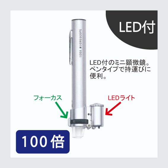 LEDライト付 ミニ顕微鏡 MPR859