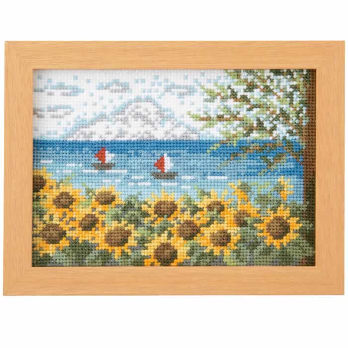 楽天市場】四季折々の花だより（クロスステッチ）刺しゅうキット