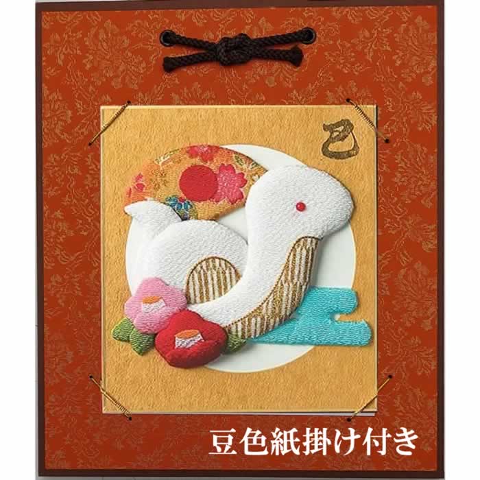 みっちゃんさま専用（原画）干支　赤富士とお花模様の巳（へび) ほか　2点おまとめ 楽天市場】パナミ 干支キット かんたん ちりめん はり絵 LH-194