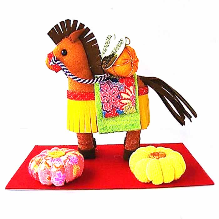 楽天市場】干支キット 和手芸 馬 豊年祝い馬 ぬいぐるみ