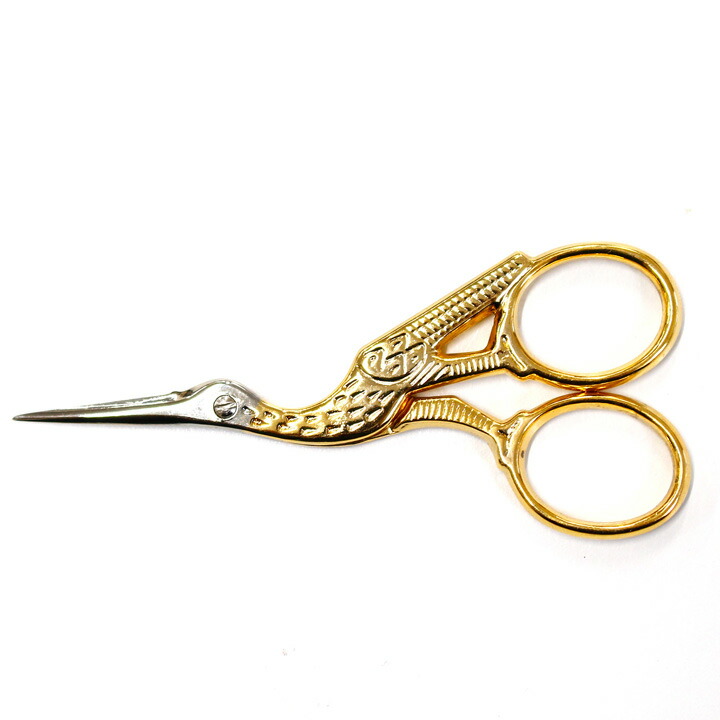 楽天市場】刺しゅうハサミ コウノトリ 9cmはさみ ハサミ 鋏 手芸はさみ