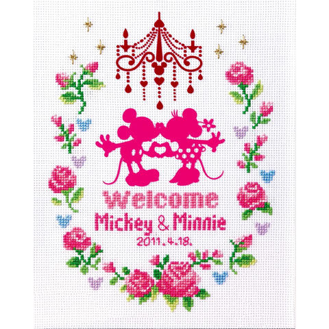 C Poppy Mickey Mouse Disney Welcome Board Pink For The Cross