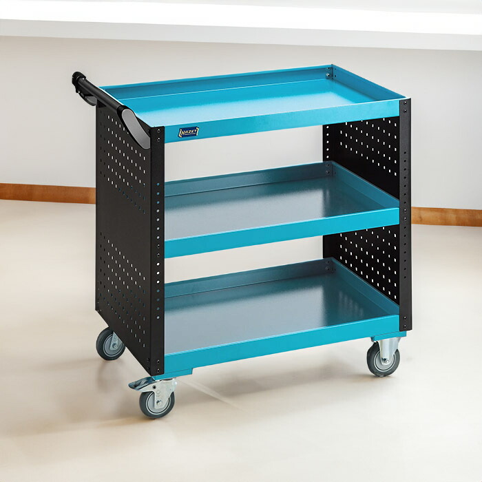 ■HAZET ツールワゴン 8段 ステンレストップ 179NX8(1681579)[送料別途見積り][法人・事業所限定][直送] HAZET ハゼット7段 ツールトロリーステンレストップ 工具箱