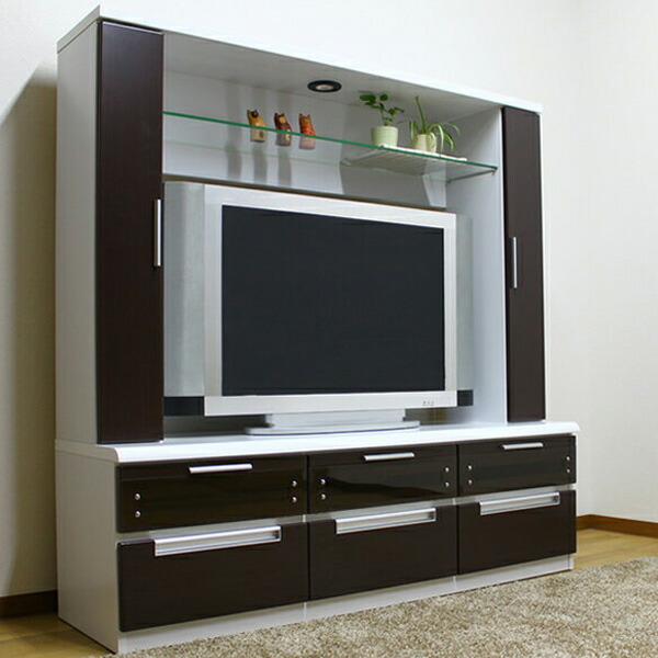 Tv Sideboard Width 150 Cm Middle Board Stand Av Storage Units Make High Type ハイテレビ